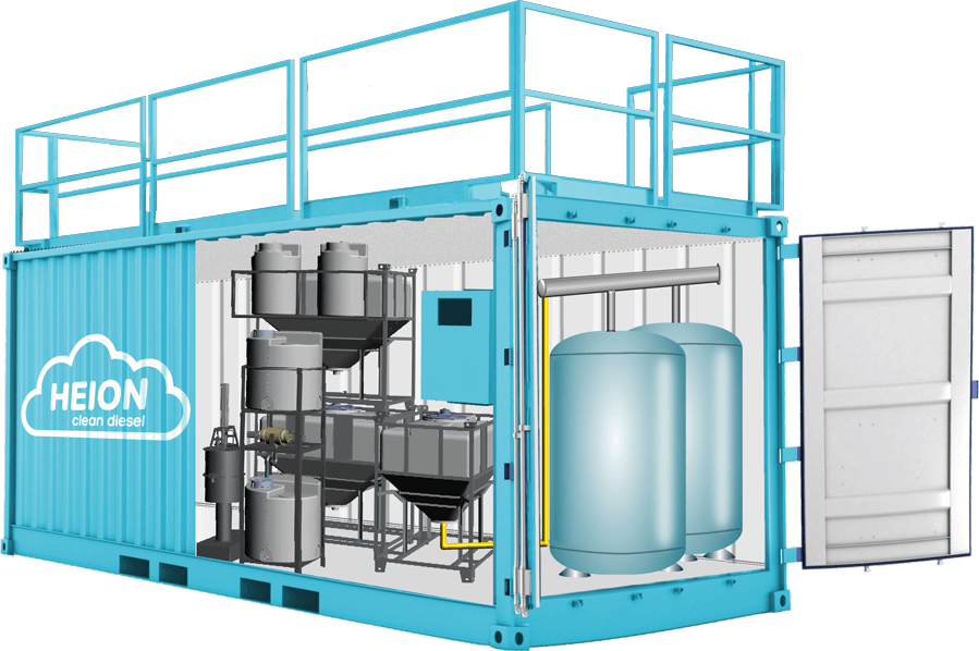 HEION Container mit Dachaufbau